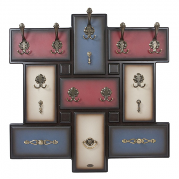 Вешалка настенная Пандора 9 mix