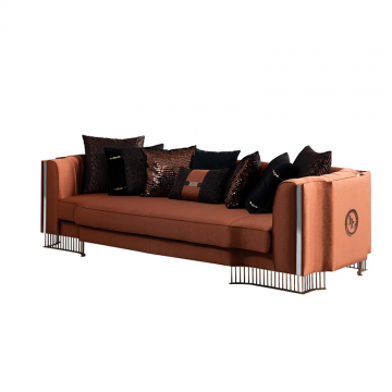 Диван 4-х местный Аделаида - Оранжевый