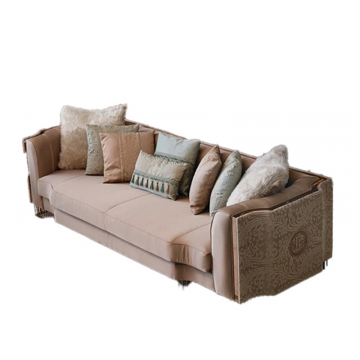 Диван 3-х местный Аделаида - Бледно розовый