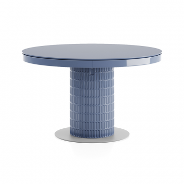 Стол круглый Клинкер-Ф П-25, D1100, FENIX NTM, глянцевый