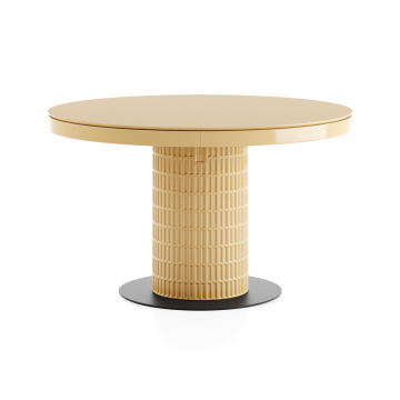 Стол круглый Клинкер-Ф П-25, D1100, HPL, глянцевый