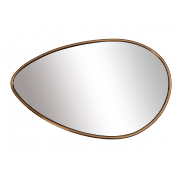 19-OA-9114 Зеркало в металл. раме золотого цвета с подсветкой LED 65*100см