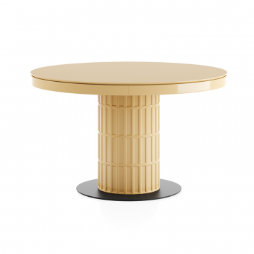 Стол круглый Клинкер-Ф П-50, D1270, Шпон дуба, глянцевый