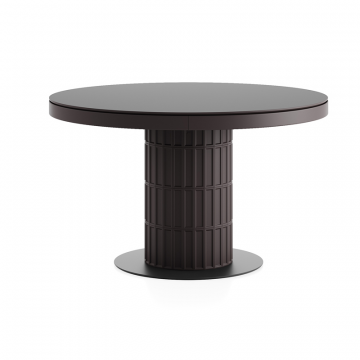 Стол круглый Клинкер-Ф П-50, D1100, Шпон дуба, матовый