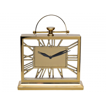 79MAL-5868-31G Часы настольные золото h33см