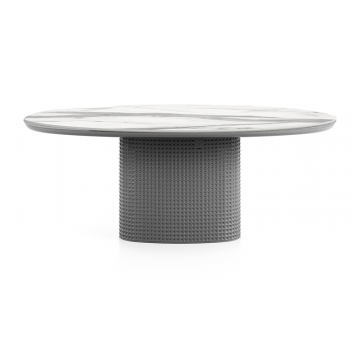 Стол Клинкер Овал - К25, 2000x950х750, Керамика, глянцевая эмаль