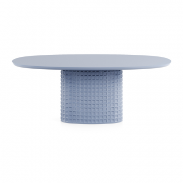 Стол Клинкер Овал - К50, 2200х1100х750, Эмаль/Лак, глянцевая эмаль