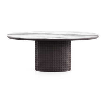 Стол Клинкер Овал - К50, 1800x950х750, Керамика, матовая эмаль