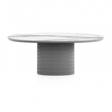 Стол Клинкер Овал - П25, 2000x950х750, Керамика, глянцевая эмаль