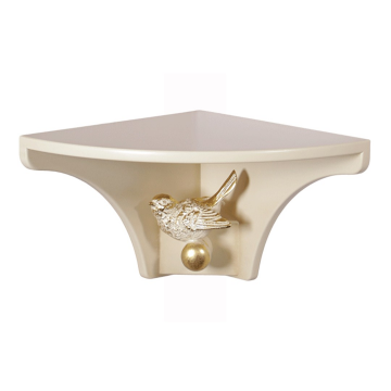 Полочка Гармония (угловая) Айвори