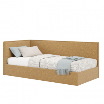 Урбан Диван-кровать 200*90 с ПМ левый Горчичный, ткань EVVA DJT 1039/25