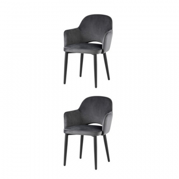 Стул Венера NEW, велюр серый NP (набор 2шт)