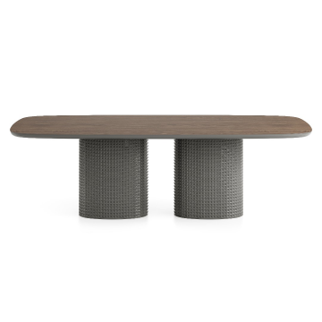 Стол Клинкер СЛС 2 - К25, 4000x1200x750, Шпон / Эмаль, Глянцевая эмаль