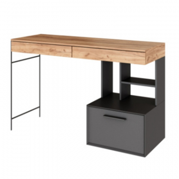 Неаполь Стол Черный/Дуб Золотой