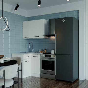 Кухонный гарнитур угловой Жемчуг 1000х1000 мм