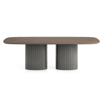 Стол Клинкер СЛС 2 - К50, 5000x1270x750, Шпон / Эмаль, Глянцевая эмаль