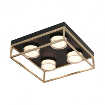 Светильник потолочный iLedex Link 4778-37x37 MBK+SGD