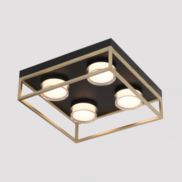 Светильник потолочный iLedex Link 4778-37x37 MBK+SGD