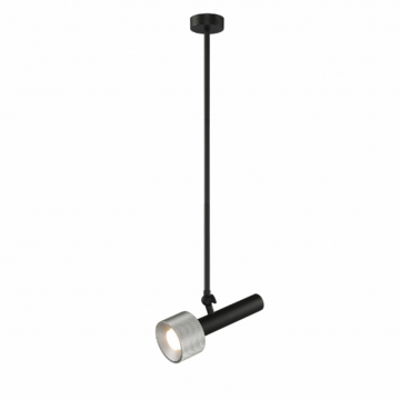 Светильник подвесной iLedex Delta 2361-1 BK+SL