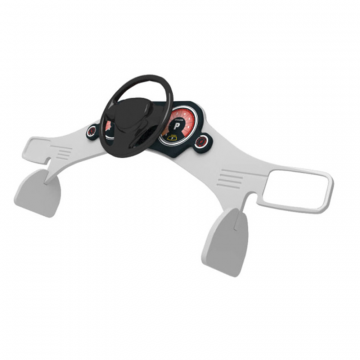 Формула Панель декоративная 900 (Руль) (Чёрный/Серый)