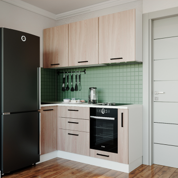 Кухонный гарнитур Шимо 1800х1000мм угловой