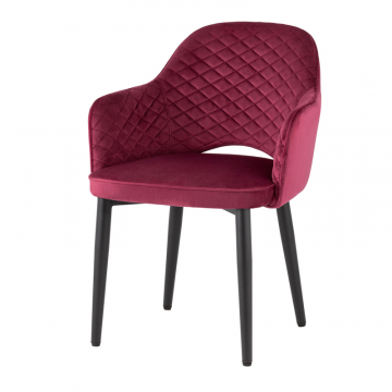 Стул Венера диамант NEW, велюр бордовый NP