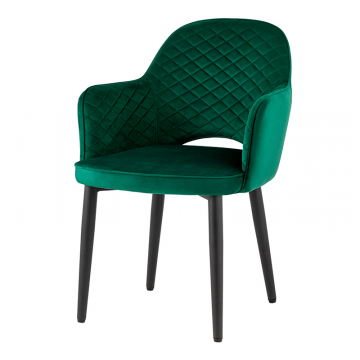 Стул Венера диамант NEW, велюр изумрудный NP