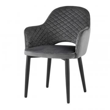 Стул Венера диамант NEW, велюр серый NP