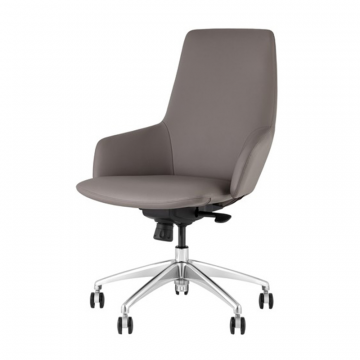 Кресло офисное TopChairs Bow серый