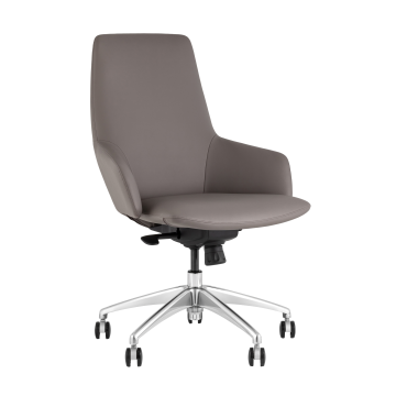 Кресло офисное TopChairs Bow серый