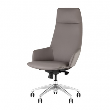 Кресло руководителя TopChairs Bow серый
