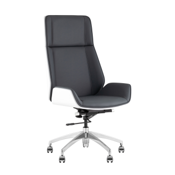 Кресло руководителя TopChairs Crown SN серо-голубой