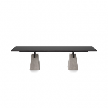 Стол Клин-2 2800x1000х750 Кожа кат. 1, HPL/FENIX NTM