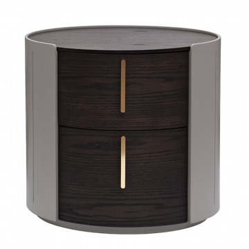 77IP-30200 Тумбочка 2 ящика темный шпон 59*43*55см