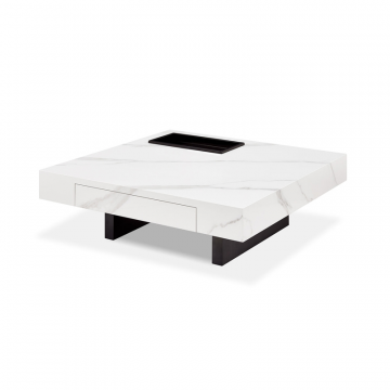 Стол журнальный Gabrielle (100), белый камень