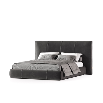 Кровать ХОУМИ, Ткань кат. 3, 2000x2000, Без подъемного механизма