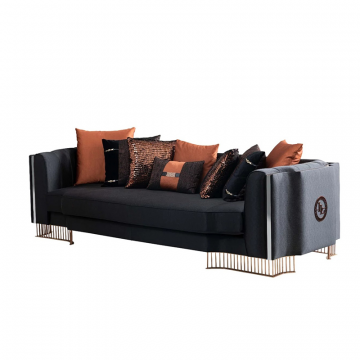 Диван 4-х местный Аделаида - Чёрный