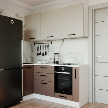 Кухонный гарнитур Латте 1800х1000мм угловой