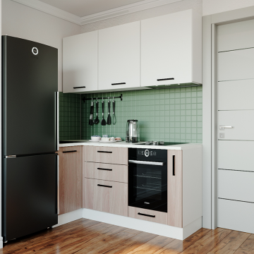 Кухонный гарнитур Демо 1800х1000мм угловой