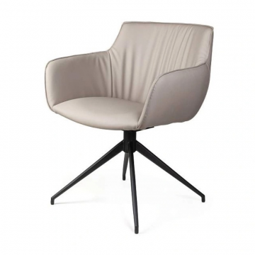 Полукресло Sofia, экокожа soft-touch, серый