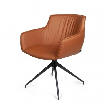 Полукресло Sofia, экокожа soft-touch, терракот