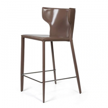 Стул полубарный Austin, кожа капучино