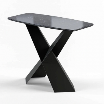 Стол Tyler 100 керамика глянцевая, черная