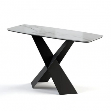 Стол Tyler 130 керамика глянцевая, белая