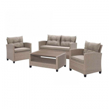 Плетеный комплект мебели с диваном AFM-804B Beige