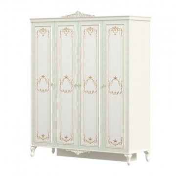Луиза Шкаф четырехстворчатый (Алебастр)