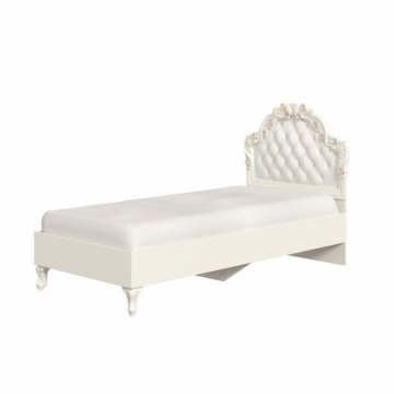 Луиза Кровать односпальная 900 (Алебастр/Шампань)