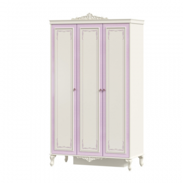 Маркиза Шкаф трехстворчатый (Алебастр)