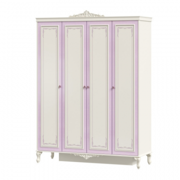 Маркиза Шкаф четырехстворчатый (Алебастр)