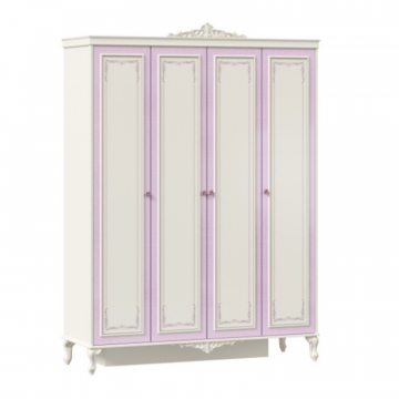 Маркиза Шкаф четырехстворчатый (Алебастр)